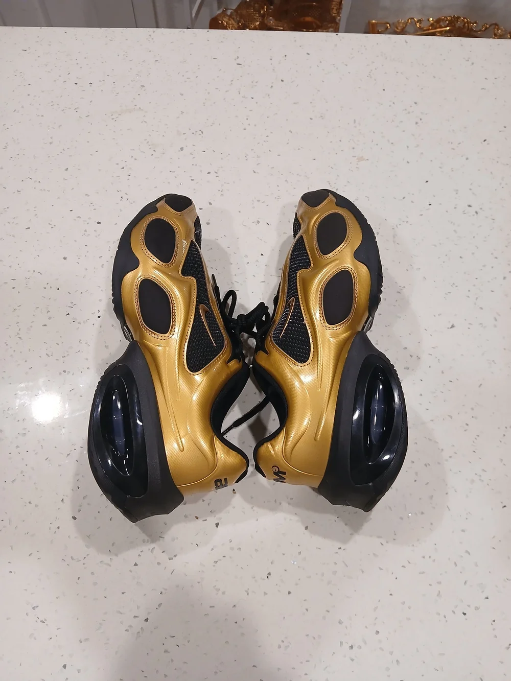 Size 9.5 - Nike Air Max Muse Metallic Gold Black W